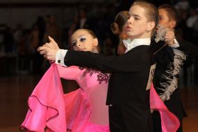 Open IDSF on sporting ballrooms dances international rating tournament participants