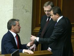 Ivan Kirilenko, Aleksandr Lavrinovich and Nikolay Tomenko