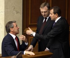 Ivan Kirilenko, Aleksandr Lavrinovich and Nikolay Tomenko