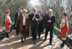 Viktor Yushchenko, Valery Asadchev and Ivan Vasyunik