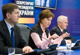 Igor Popov, Marina Stavniychuk and Igor Pukshyn