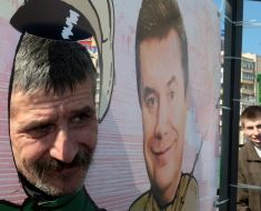 Participant of action ”Humorina in Odessa - in the center of Kiev!”