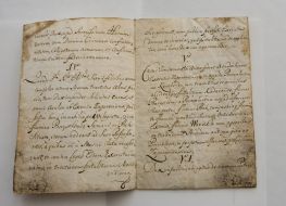 Фото рукописной копии «Конституции Пилипа Орлика»