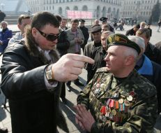 Акция ”Киев - территория свободная от продажной политики и хлама”