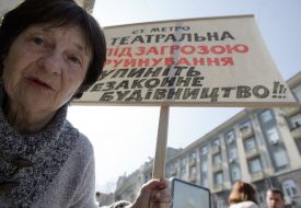 Participant of protest action