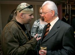 Leonid Kravchuk and Оles Busina
