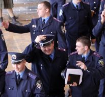 District inspectors of Crimea militia