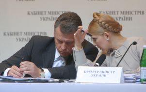Yuliya Timoshenko and Yury Melnik