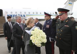 Yuliya Timoshenko, Mikhail Livinsky and Petr Krupko