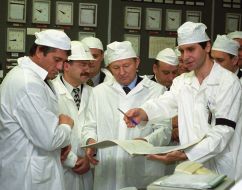 Leonid Kuchma and Viktor Yushchenko