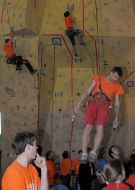 Участники II Международного фестиваля по скалолазанью ”SPASE CUP”