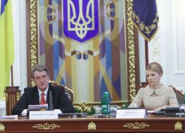 Viktor Yushchenko and Yulia Timoshenko