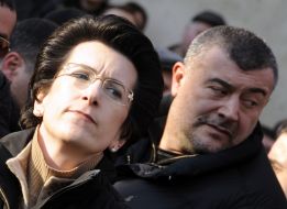 Nino Burdzhanadze and Levan Gachicheladze
