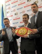 Sergey Fedchenko, Viktor Demchenko and Vialiy Klichko