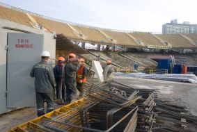 Reconstruction of ”Olimpiyskiy” stadium