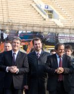 Viktor Yushchenko and Michel Platini