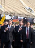 Viktor Yushchenko and Michel Platini