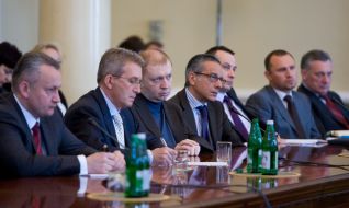 Conference with the representatives of bank sphere