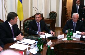 Viktor Yanukovich, Nikolay Azarov and Andrey Klyuev