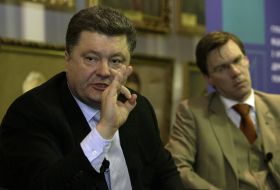 Petr Poroshenko and Nico Lange