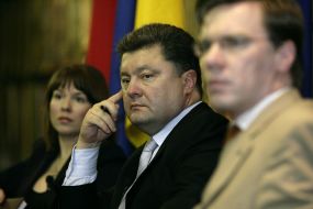Petr Poroshenko and Nico Lange
