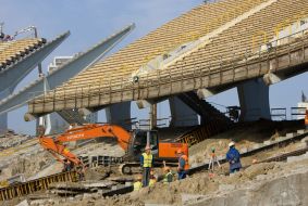 Reconstruction of ”Olimpiyskiy” stadium
