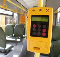 Validator with an electronic ticket-punch