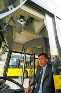 The driver of trolleybus