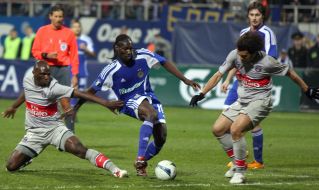 Sylvain Armand, Zoumana Camara and Ismael Bangoura