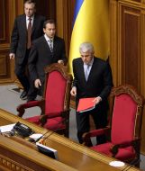 Aleksandr Lavrinovich, Nikolay Tomenko and Vladimir Litvin