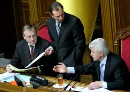 Vladimir Litvin, Nikolay Tomenko and Aleksandr Lavrinovich