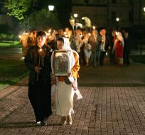 Ceremony of passing of the God-given fire