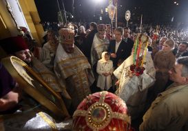 Easter celebrates in Kiev