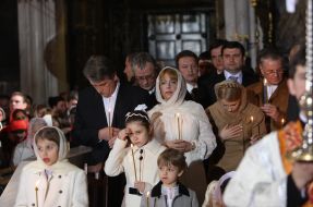 Easter celebrates in Kiev