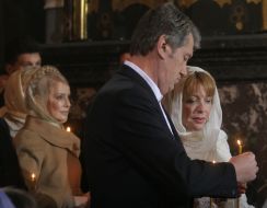 Viktor Yushchenko with his wife