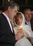 Viktor Yushchenko with his wife