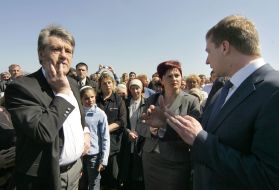 Viktor Yushchenko and Nikolay Paliychuk