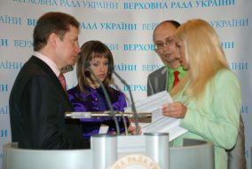 Press-conference participants