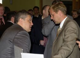 Oleg Zubkov and Aleksandr Melnik