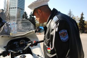 Hungary road-patrol service employee