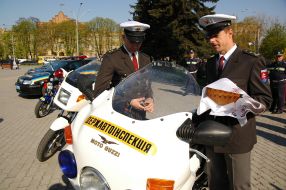 Poland road-patrol service employees