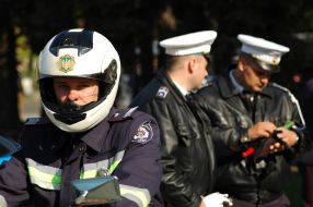 Hungary road-patrol service employees