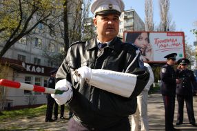 Hungary road-patrol service employee