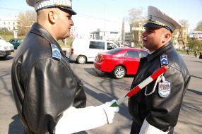 Hungary road-patrol service employee