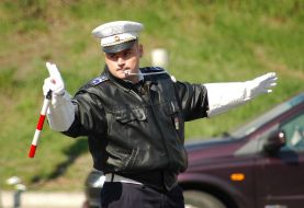 Hungary road-patrol service employee