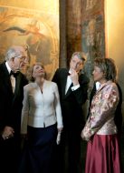 Viktor Yushchenko, Yekaterina Yushchenko, Jean-Daniel Lafond and Michaelle Jean