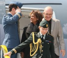 Jean-Daniel Lafond and Michaelle Jean