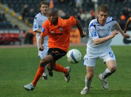 Luiz Adriano and Oleh Shandruk
