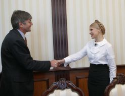 Юлия Тимошенко и Джеймс Стайнберг