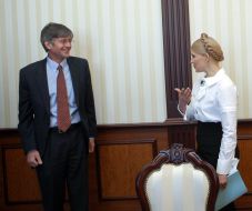 Юлия Тимошенко и Джеймс Стайнберг